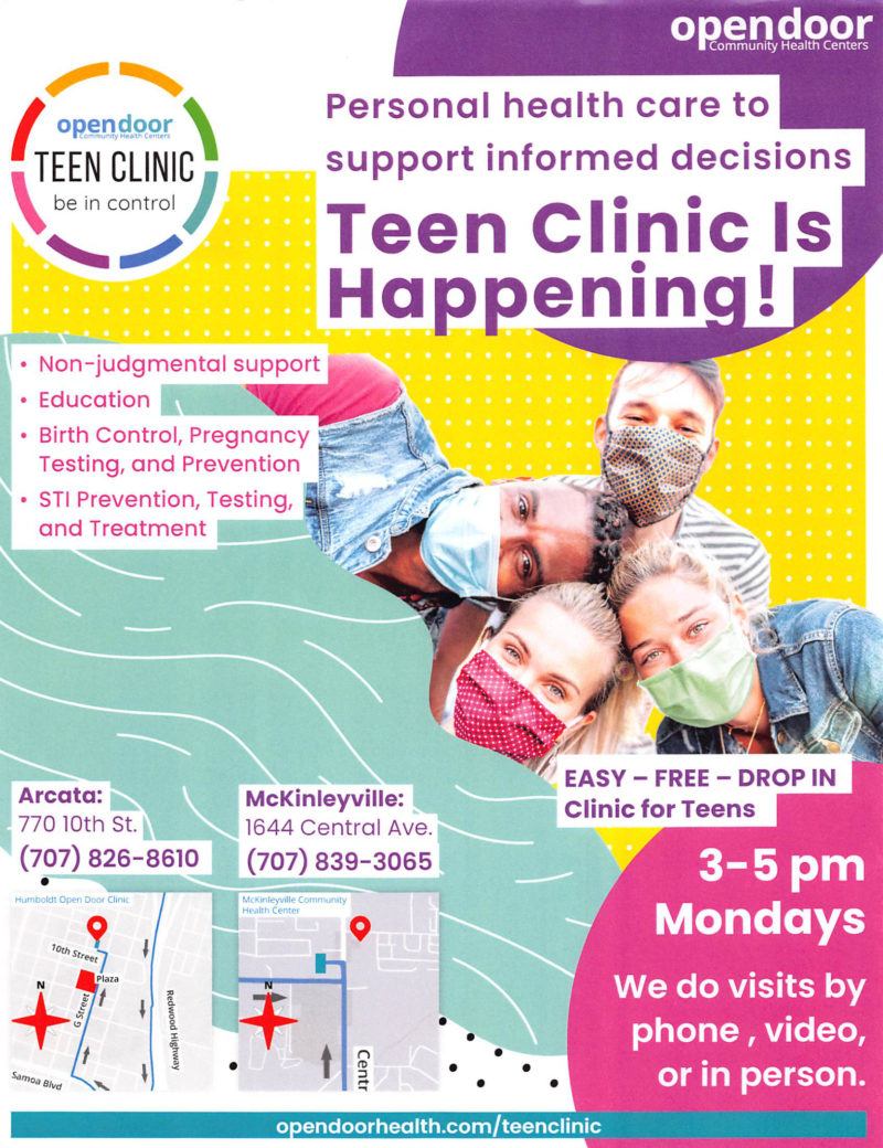 Teen Clinic – Open Door Community Health Centers